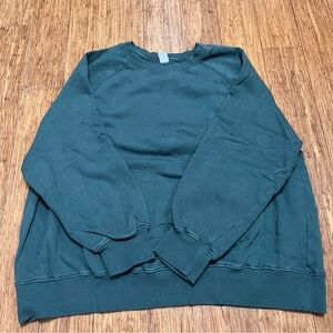 Old Navy Dark Green Oversized Sweatshirt